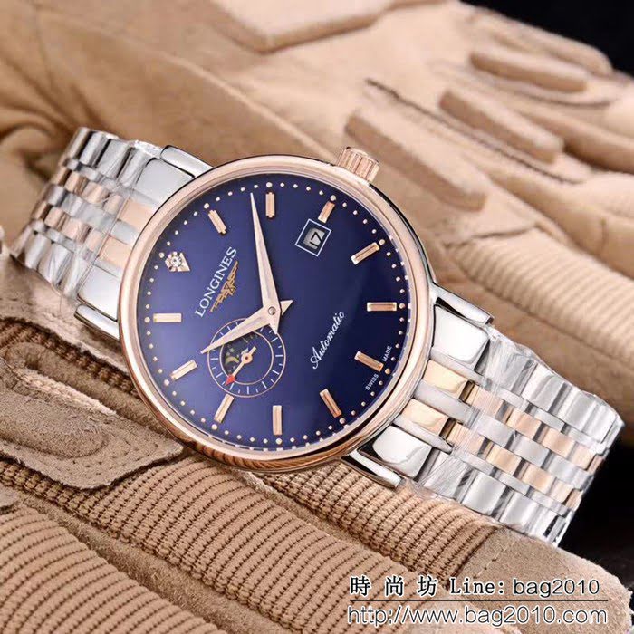 LONGINES浪琴 經典大三針 全自動機械 精品男士腕表 WSS1092